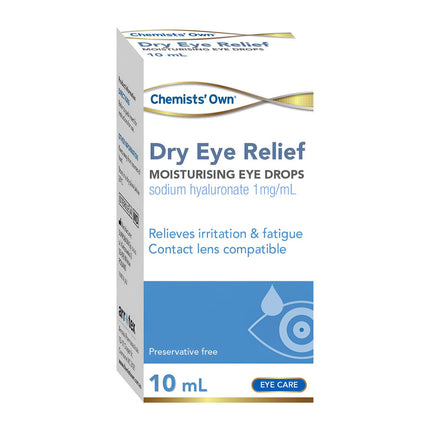 Chemists Own Dry Eye Relief Eye Drops 10ML