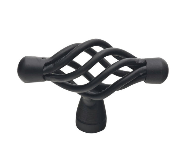 Prestige T Twist Knob Matte Black 71mm