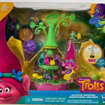 Hasbro DreamWorks Trolls Camp Critter Pod 12 Piece Playset