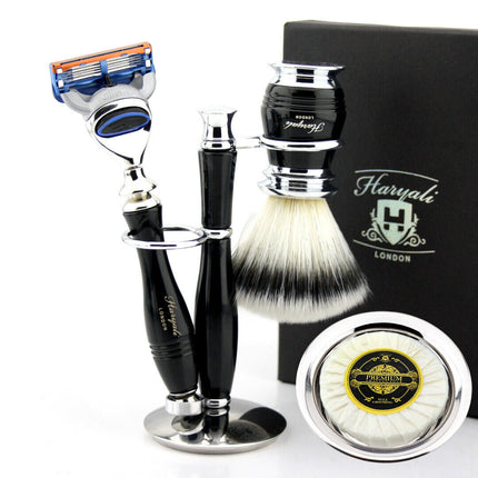 Wahl Traditional Barbers Mens Shave Set with Brush Cream Balm