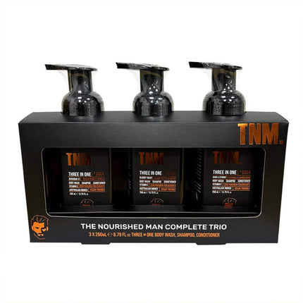 The Nourished Man Complete Trio Skincare Set 500ml