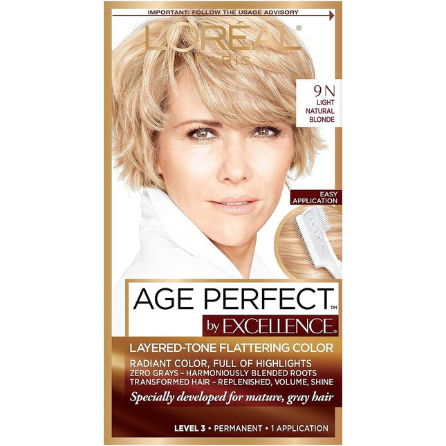 LOrÃ©al Excellence Creme Permanent Hair Colour 9 Natural Light Blonde