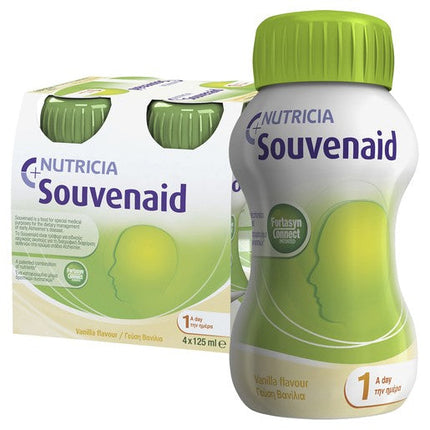 Souvenaid Vanilla Flavoured Nutritional Drink 4 x 125ML