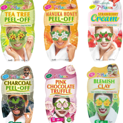7th Heaven Face Masks Assorted 6PK