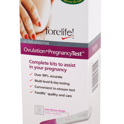 Forelife Ovulation and Pregnancy Combination Test Kit 7PCS