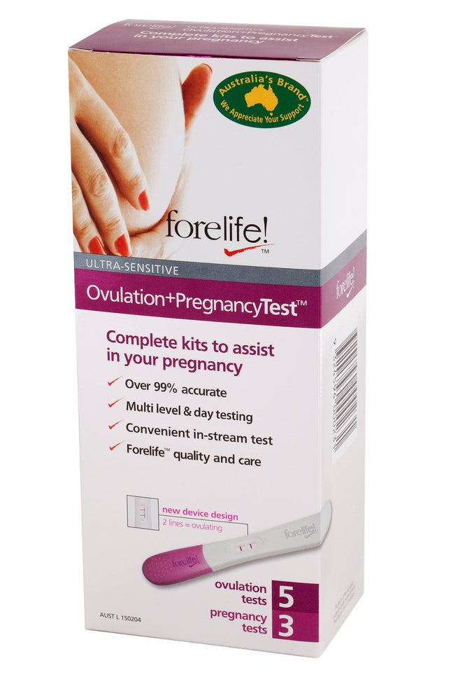 Forelife Ovulation and Pregnancy Combination Test Kit 7PCS