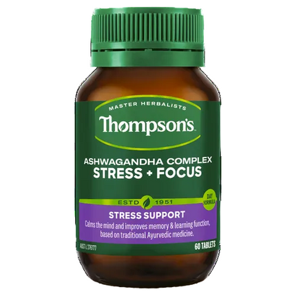 Thompson's Ashwagandha Complex Stress and Focus 60 Tablets