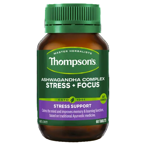 Thompson's Ashwagandha Complex Stress and Focus 60 Tablets