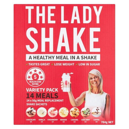 The Lady Shake Variety Box 14 Pack