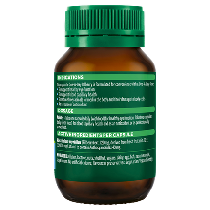 Thompson's One A Day Bilberry 12000 60 Capsules