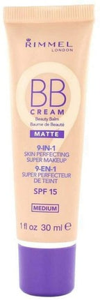 Rimmel BB Cream Matte 9 in 1 Skin Perfecting Super Makeup SPF 16 Medium 30 ml