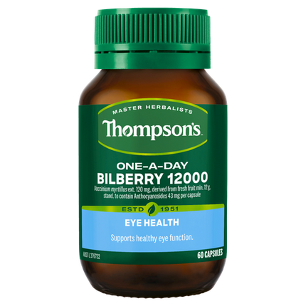 Thompson's One A Day Bilberry 12000 60 Capsules