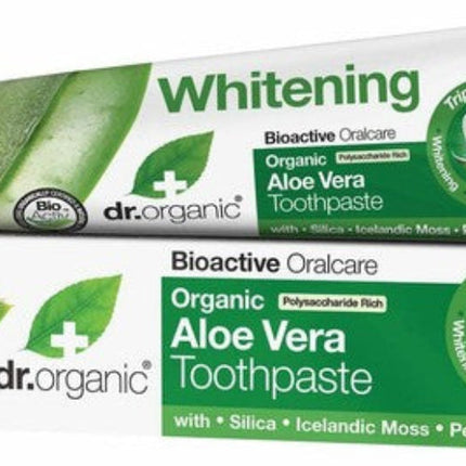Dr Organic Toothpaste Whitening Aloe Vera 100ml
