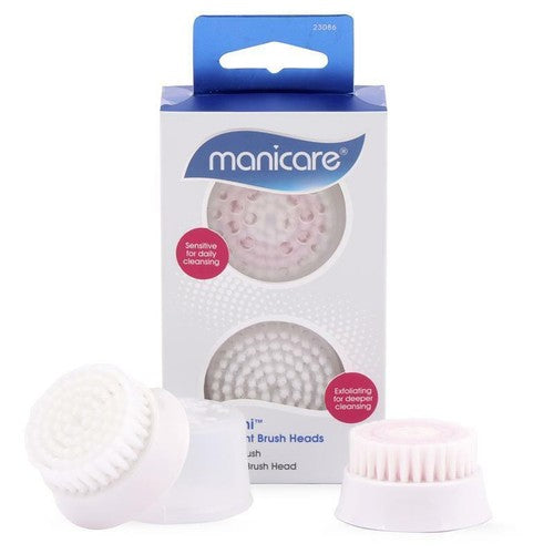 Manicare Sonic Mini Facial Cleansing Replacement Brush Heads 2 Pack