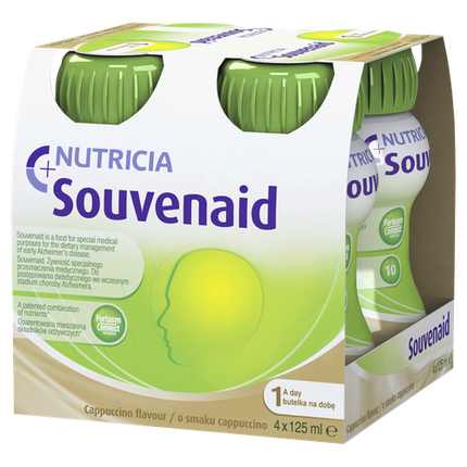 Souvenaid Cappuccino Flavoured Nutritional Drink 4 x 125ML