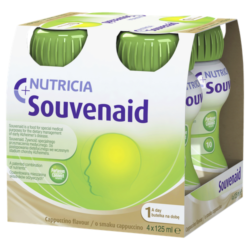 Souvenaid Cappuccino Flavoured Nutritional Drink 4 x 125ML