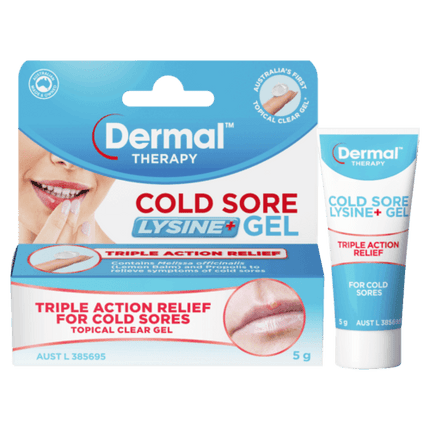 Dermal Therapy Cold Sore Lysine+ Gel 5g
