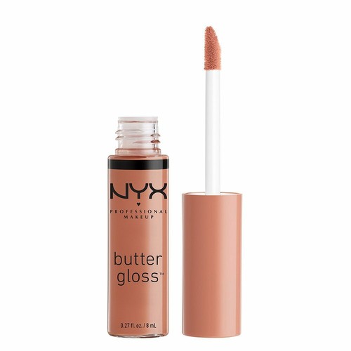 Nyx Professional Makeup Butter Gloss, Non-Sticky Lip Gloss Praline (Deep Nude)
