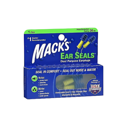 Mack's Ear Seals Dual Purpose Earplugs 1 Pair