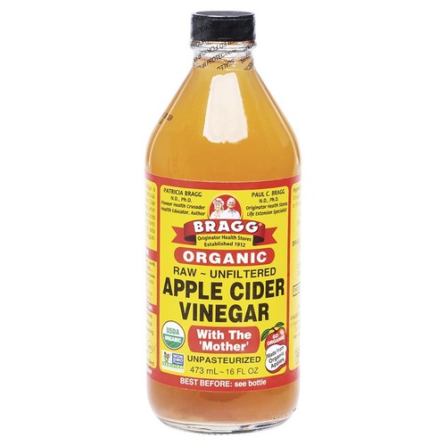 Bragg Organic Raw Unfiltered Apple Cider Vinegar with The Mother 473ML