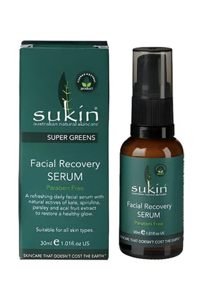 Sukin Super Greens Facial Recovery Serum 30ML