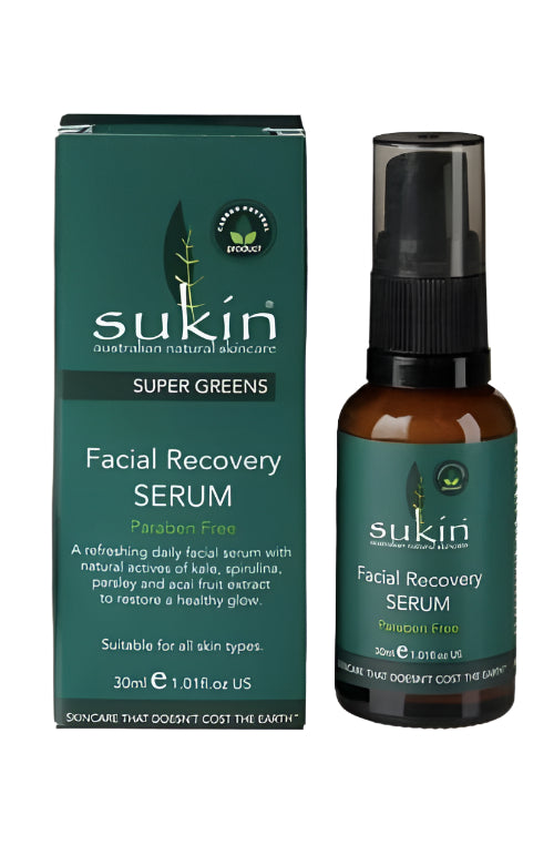 Sukin Super Greens Facial Recovery Serum 30ML