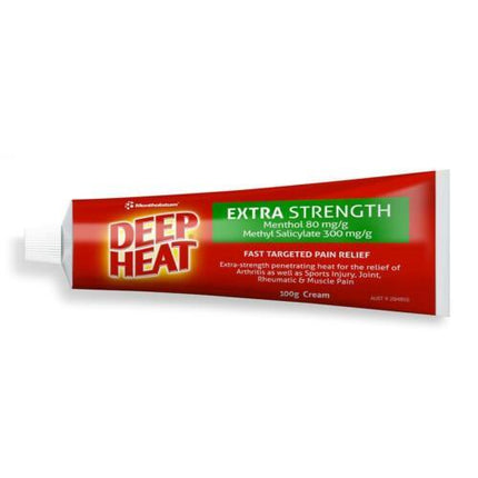 Deep Heat Extra Strength Cream 100g - OhYouLuckyDuck.com.au