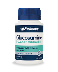 Faulding Glucosamine Plus Chondroitin 60 Tablets