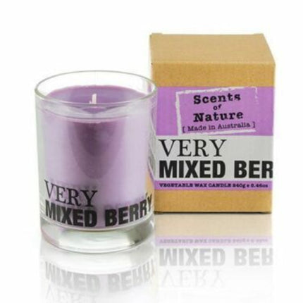 Tilley Scents Of Nature Candle 240g Very Mixed Berry