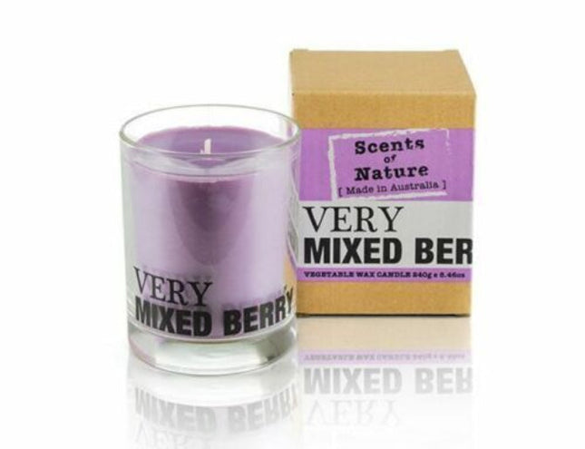 Tilley Scents Of Nature Candle 240g Very Mixed Berry