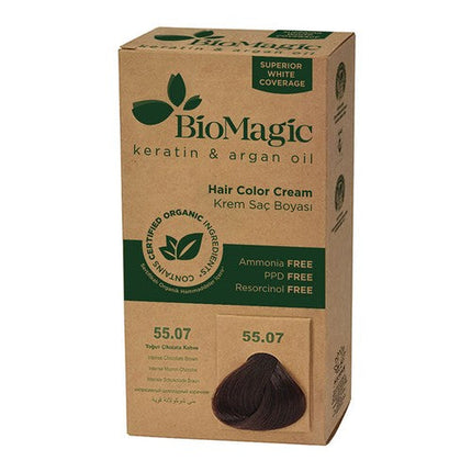 BioMagic 55/07 Intense Chocolate Brown Hair Colour