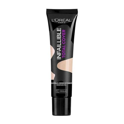 L'Oreal  Infallible Total Cover Foundation 10 Porcelain