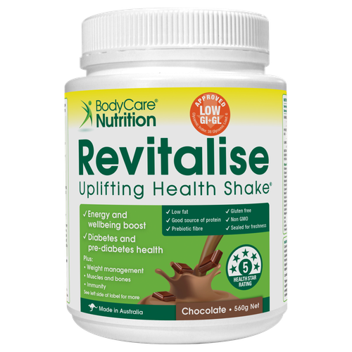 Bodycare Nutrition Revitalise Chocolate Protein Powder 560G