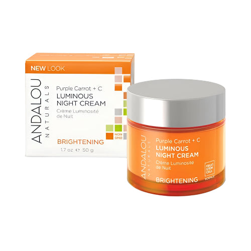 Andalou Naturals Luminous Night Cream Purple Carrot + C 50ML