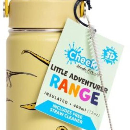 Cheeki Insulated Kids Botte 400ML Dinosaur