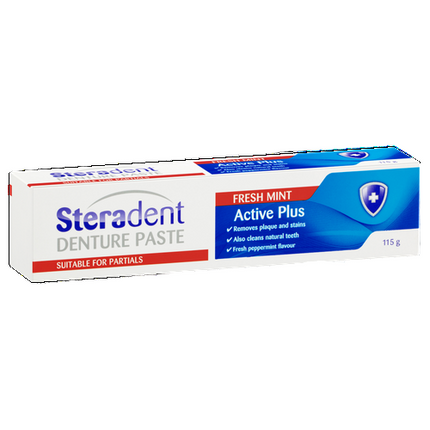 Steradent Denture Toothpaste For Cleaning And Removing Stains 115G