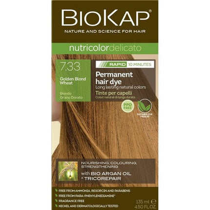Biokap Nutricolor Delicato Rapid 5.0 Natural Light Chestnut Hair Colour Dye 135ML