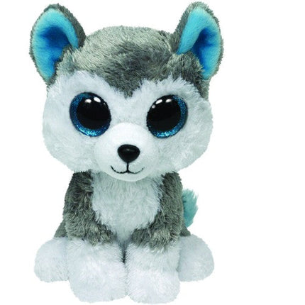 Ty Beanie Boos Slush The Grey Husky Dog Plush Toy