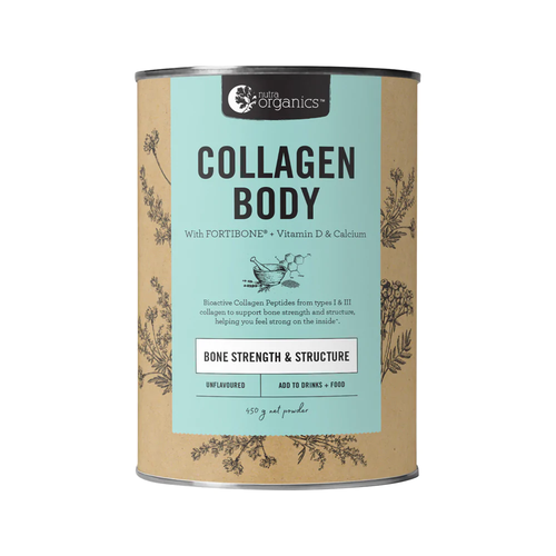 Nutra Organics Collagen Body Joint Bone Gut Health 450g