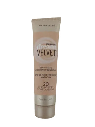 Maybelline Dream Velvet Soft Matte Hydrating Foundation 20 Classic Ivory 30ML