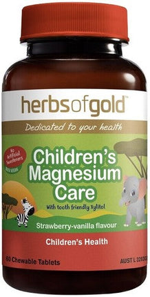 Herbs of Gold Children's Magnesium Care 60 Tablets