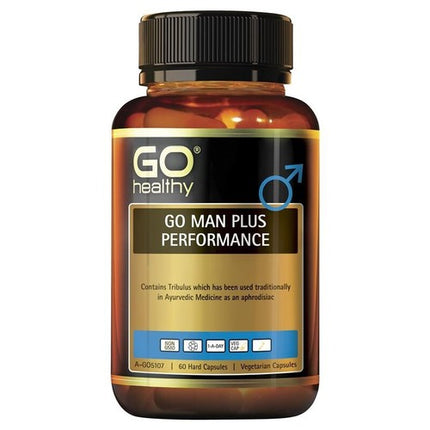 Go Healthy Man Plus Performance for Male Vitality 60 VegeCapsules