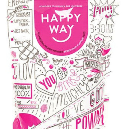 Happy Way Whey Protein Powder Berry 500G