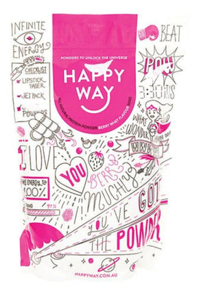 Happy Way Whey Protein Powder Berry 500G