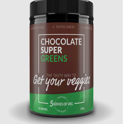 The Man Shake Chocolate Super Greens Nutrient Rich Superfood Blend 270G