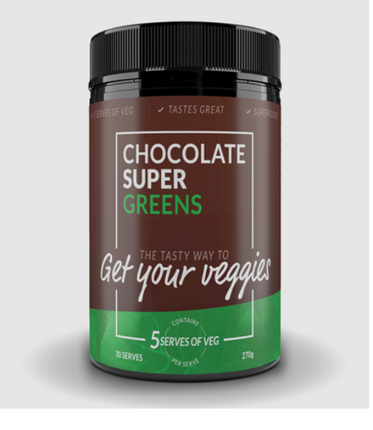 The Man Shake Chocolate Super Greens Nutrient Rich Superfood Blend 270G
