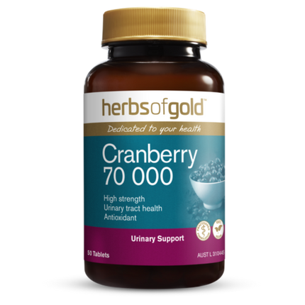 Herbs Of Gold Cranberry 70 000 Tablet 50