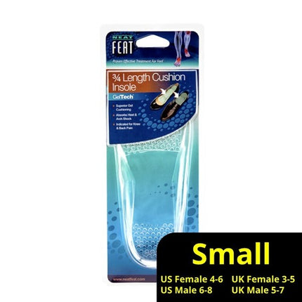 Neat Feat Gel Three Fourths Length Insole Small