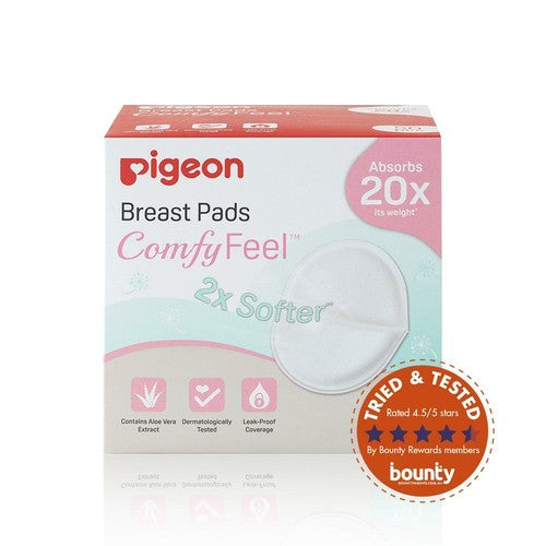 Pigeon Honeycomb Breast Pads for Nursing Mothers 50 Count