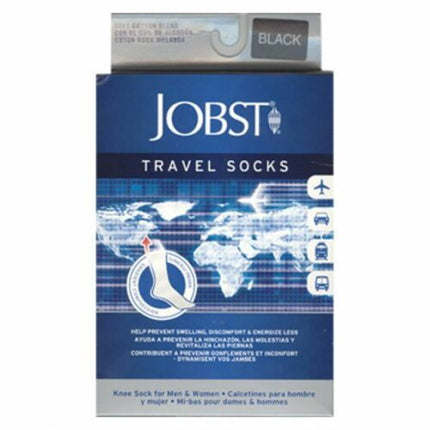 Jobst Black Travel Compression Sock - Size 5